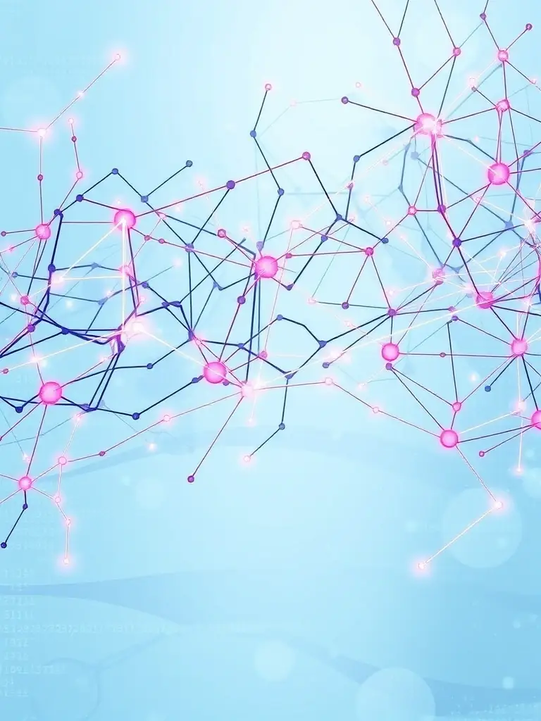 A visual representation of the AI chatbot learning and adapting, depicted as a neural network evolving with data from figure skating techniques and training routines.