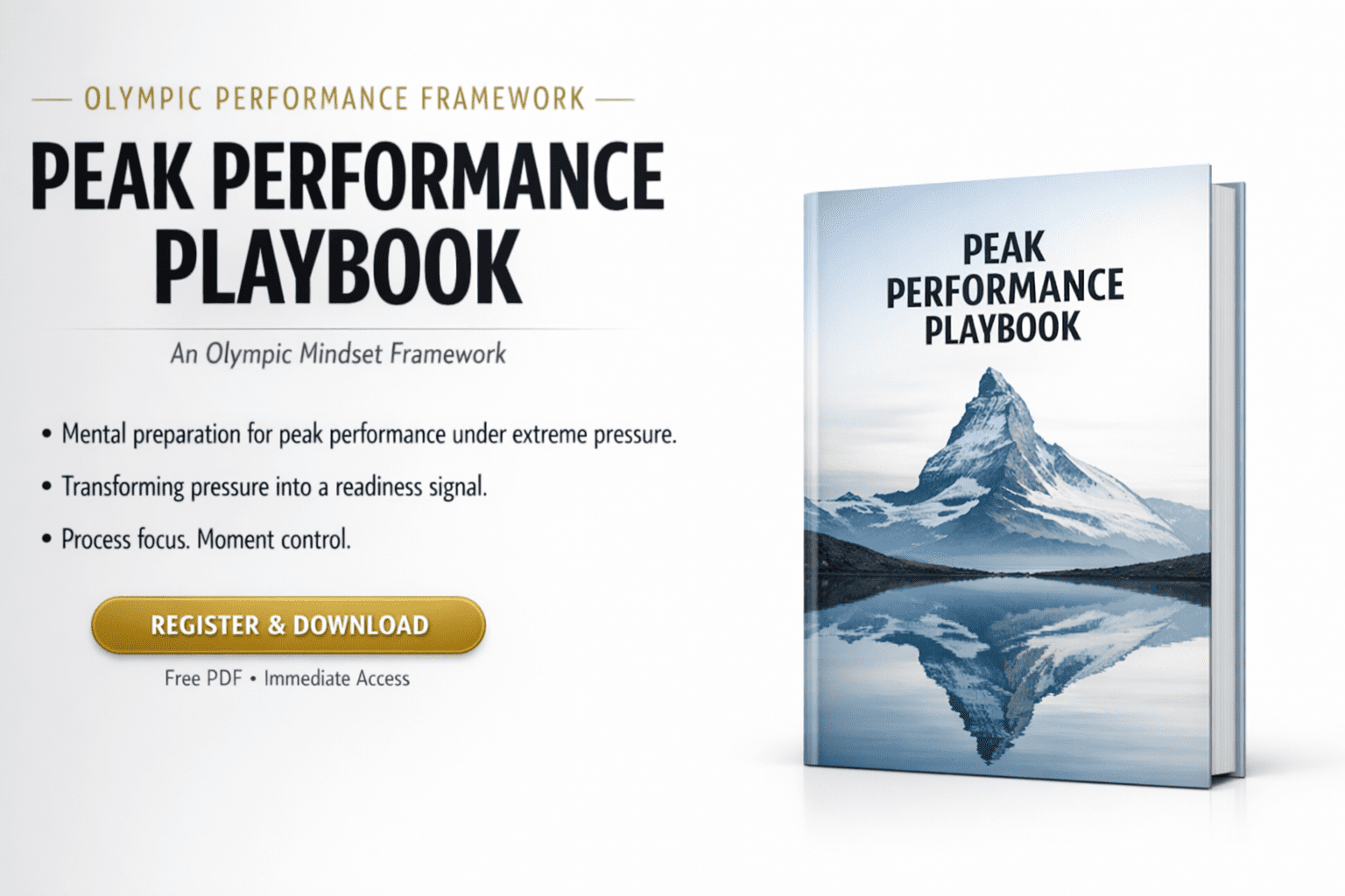 Peak Performance Playbook: A Practical Guide to Olympic Readiness cover