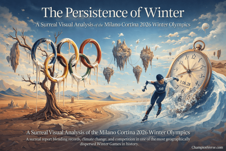 Persistence of Winter: A Surreal Visual Report on Milano Cortina 2026 preview
