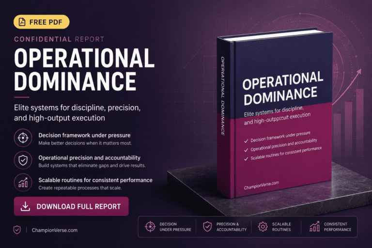 Operational Dominance: Elite Systems for Discipline, Precision, and High-Performance Output preview