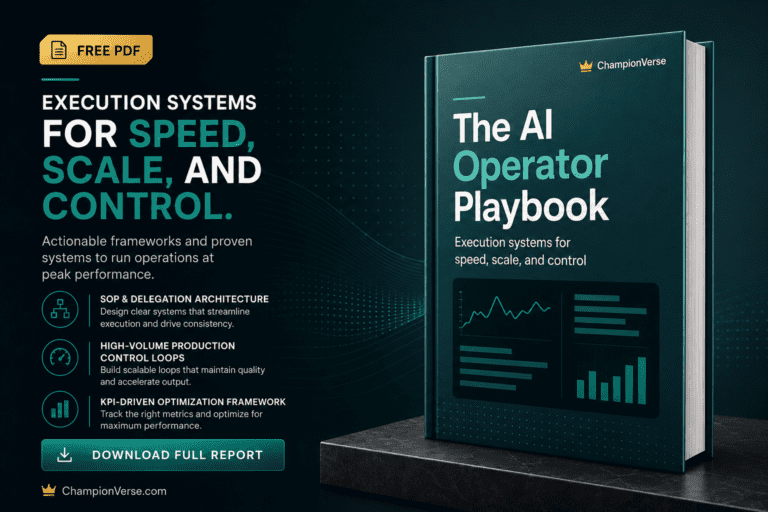 The AI Operator Playbook: Execution Systems for Speed, Scale, and Control preview