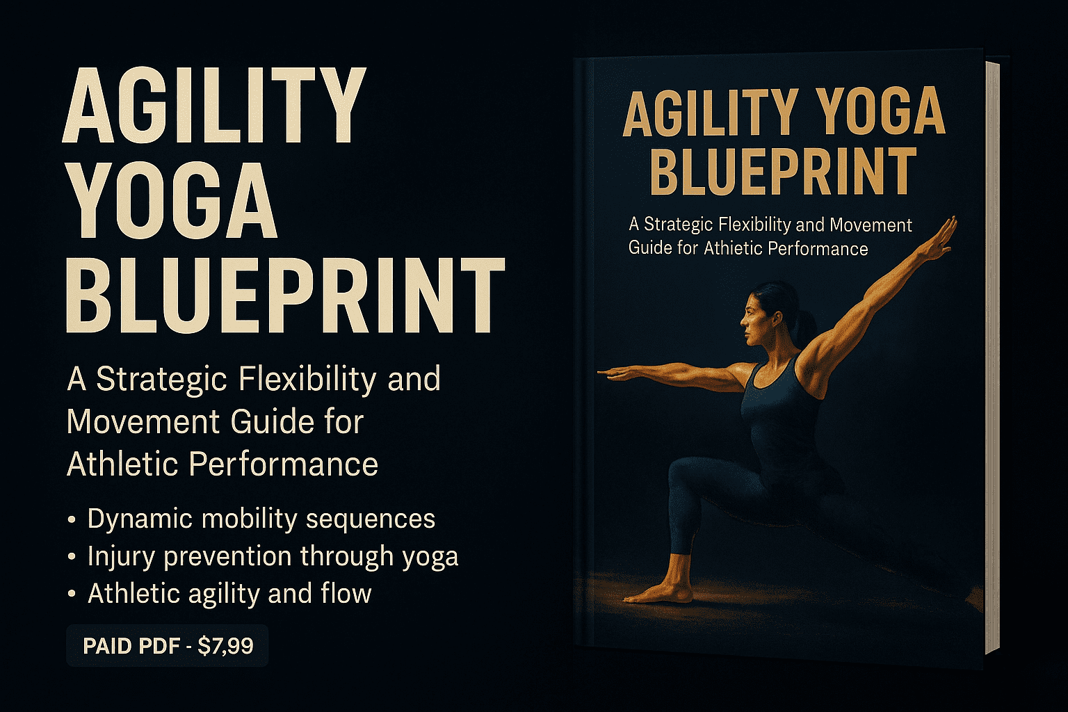 Agility Yoga Blueprint: A Strategic Flexibility and Movement Guide for Athletic Performance cover