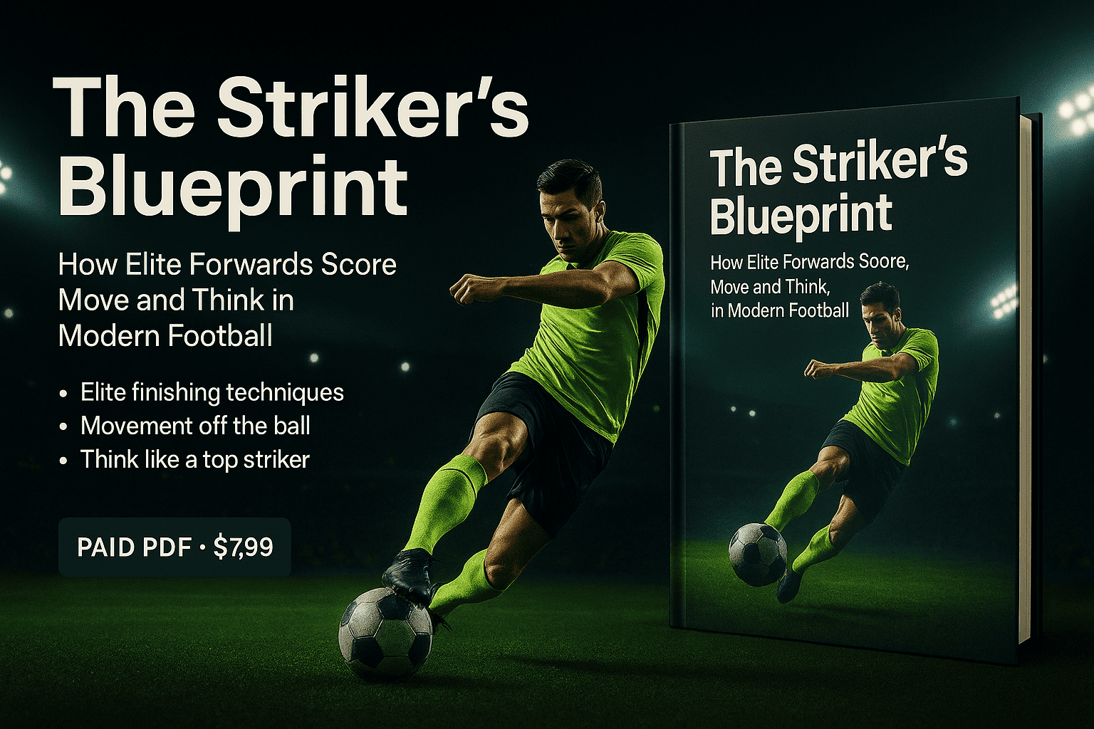 The Striker's Blueprint: How Elite Forwards Score, Move and Think in Modern Football cover