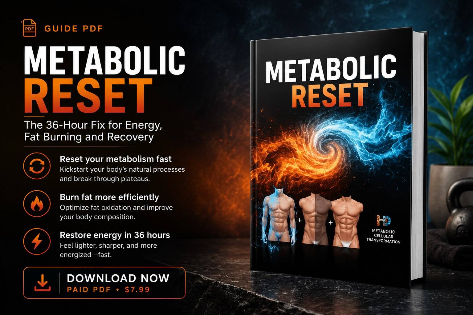 Metabolic Reset: The 36-Hour Fix for Energy, Fat Burning, and Recovery cover