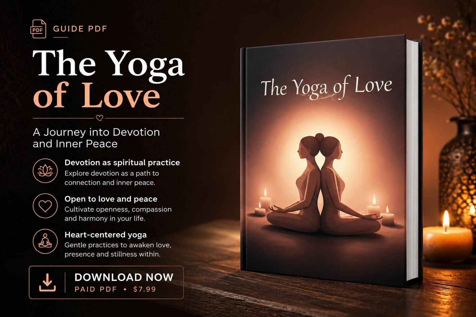 The Yoga of Love: A Journey into Devotion and Inner Peace cover