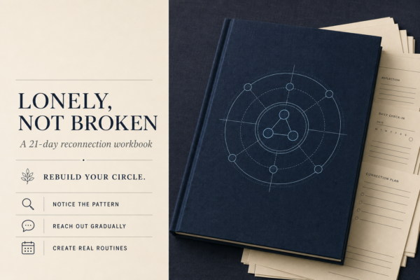 Lonely, Not Broken Extended edition, complete fifteen-page visual workbook for $7.99