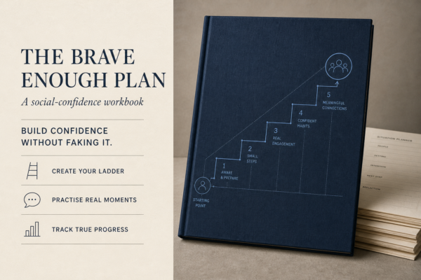 The Brave Enough Plan Extended edition, complete fifteen-page visual workbook for $7.99
