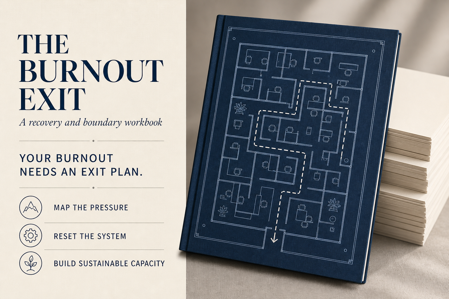 The Burnout Exit Extended edition, complete fifteen-page visual workbook for $7.99